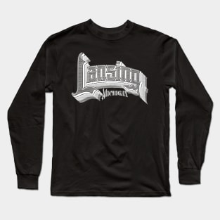 Vintage Lansing, MI Long Sleeve T-Shirt